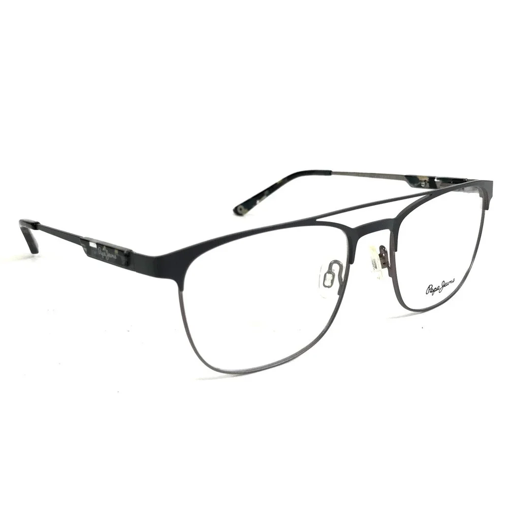 Pepe Jeans Eyeglasses Frames Jeff PJ1302 C2 Gunmetal Square Full Rim 52-17-140